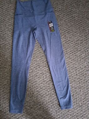 Athletic Works Heather Blue High-Rise Leggings